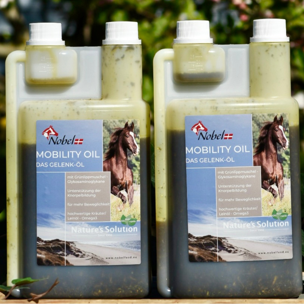 Nobel MOBILITY OIL - bei Arthrose, für Gelenke, Sehnen & Mobilität, 1 Liter