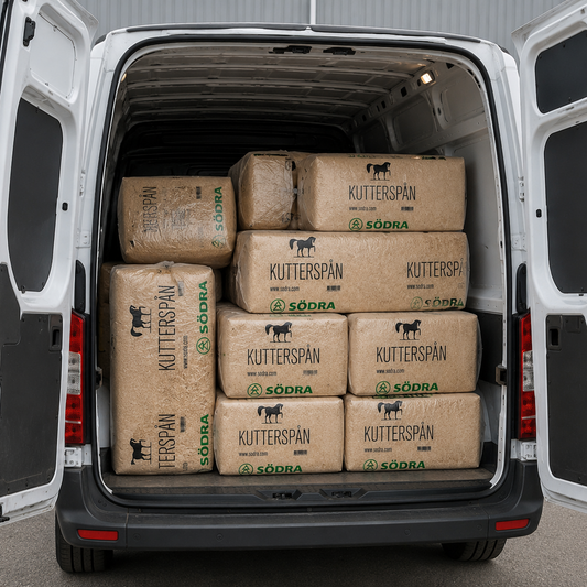 ABHOLUNG LAGER KIEL: Nobel Hobelspäne 22 kg – Premium-Einstreu, 18 Ballen/Palette
