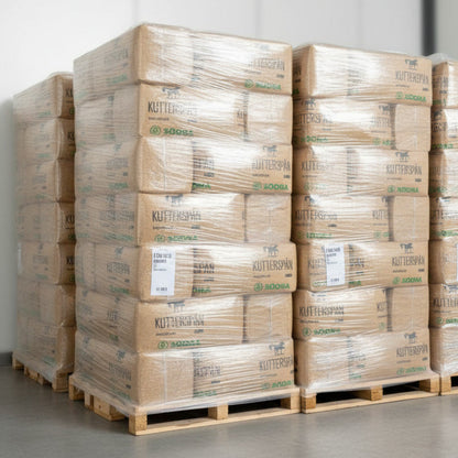 Nobel HOBELSPÄNE 22kg - die perfekte Einstreu, 18 Ballen/Palette