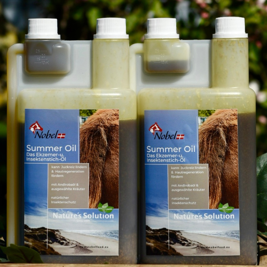 Nobel SUMMER OIL - Kräuteröl bei Ekzemer u. Insektenstichen, 1 Liter